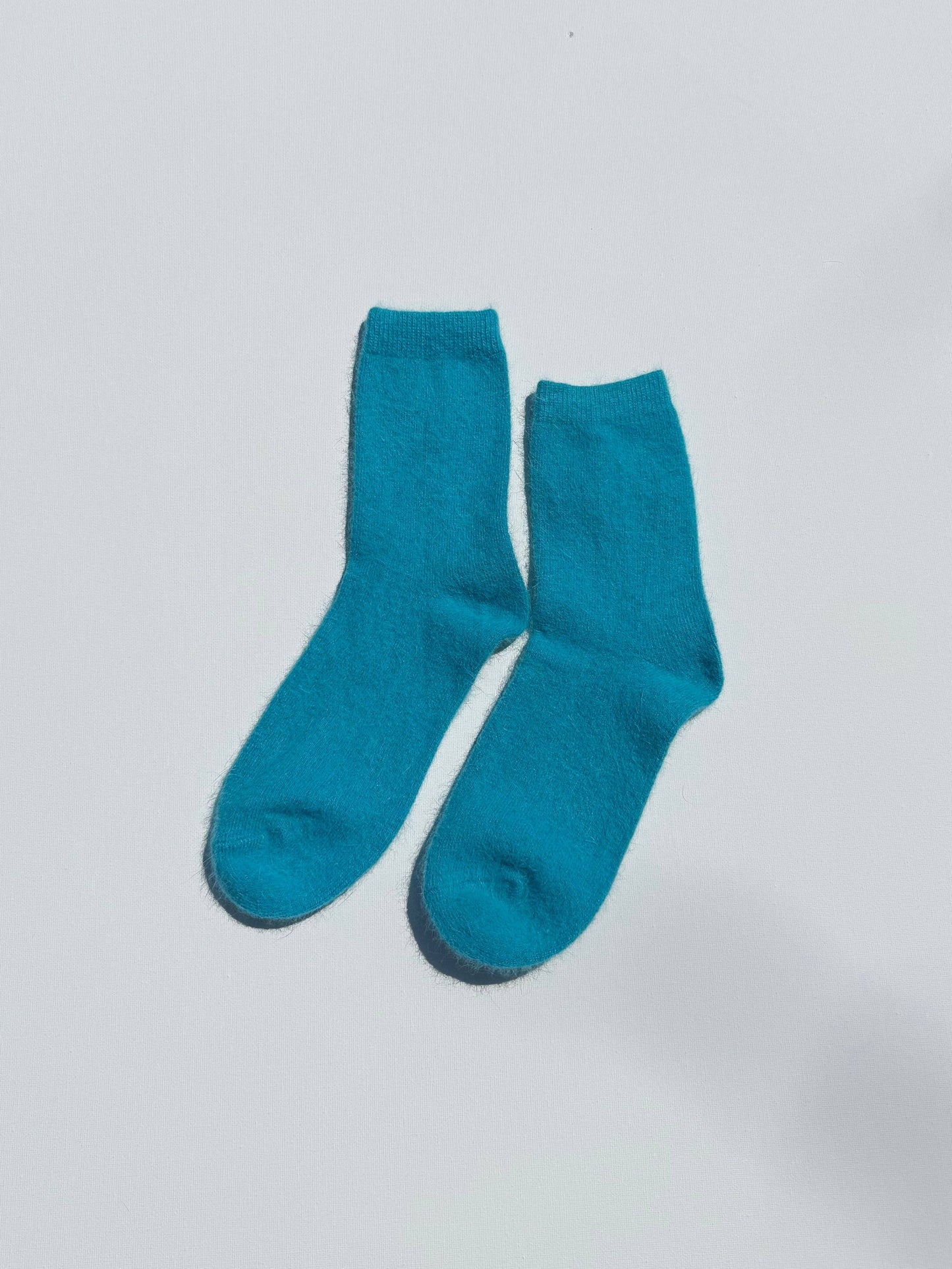 Billy Bamboo Fluffy Angora Socks Chocolate