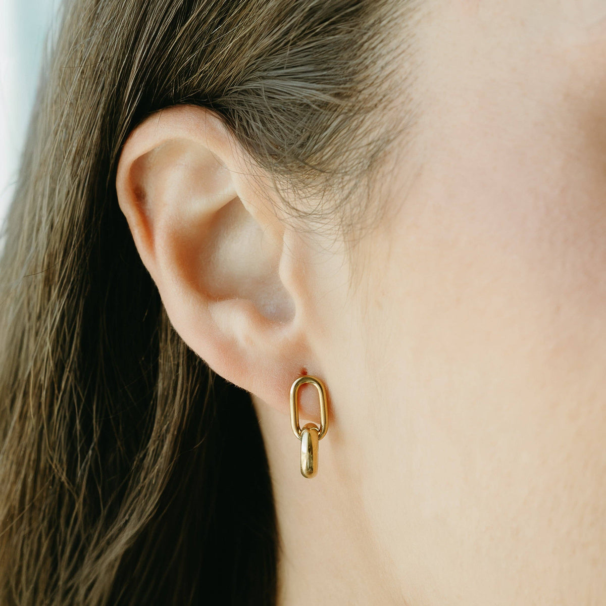 PETITE GOLD - The Remi Link Earrings