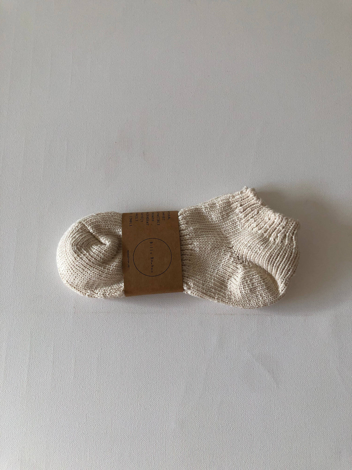 Billy Bamboo - Slub Cotton Socks - Boat socks ( L/XL )