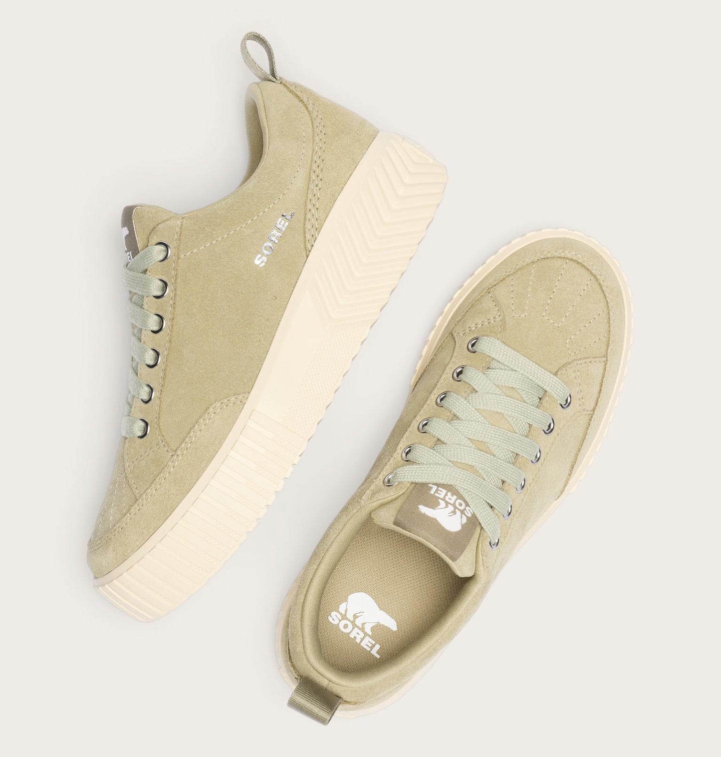 Sorel Ona Ave Low Sneaker Dusty Twill, Chalk