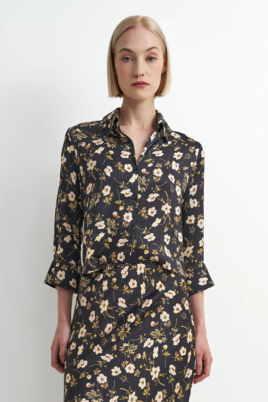 Astrid Tatum Shirt Black Floral