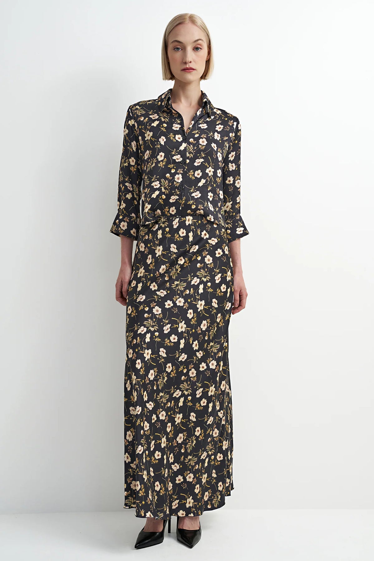Astrid Tatum Shirt Black Floral