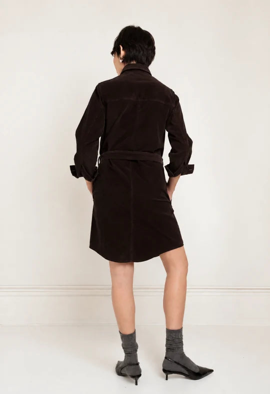 Paper Label Donna Shirt Dress Chocolate Torte