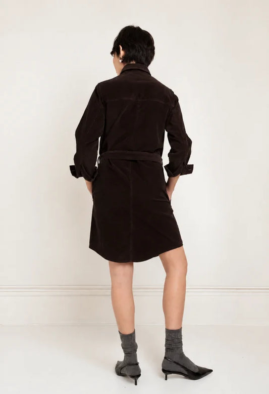Paper Label Donna Shirt Dress Chocolate Torte