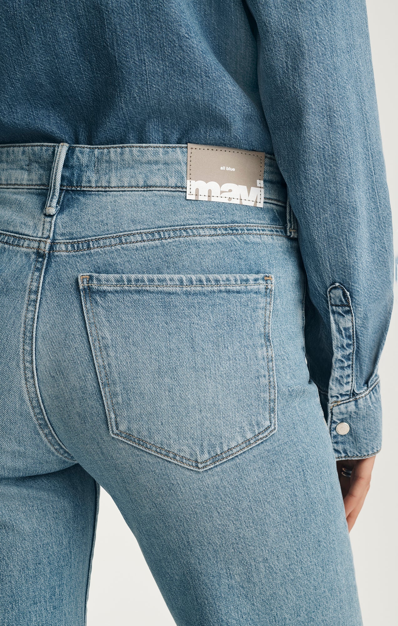 Mavi Grace Bleached Classic Blue