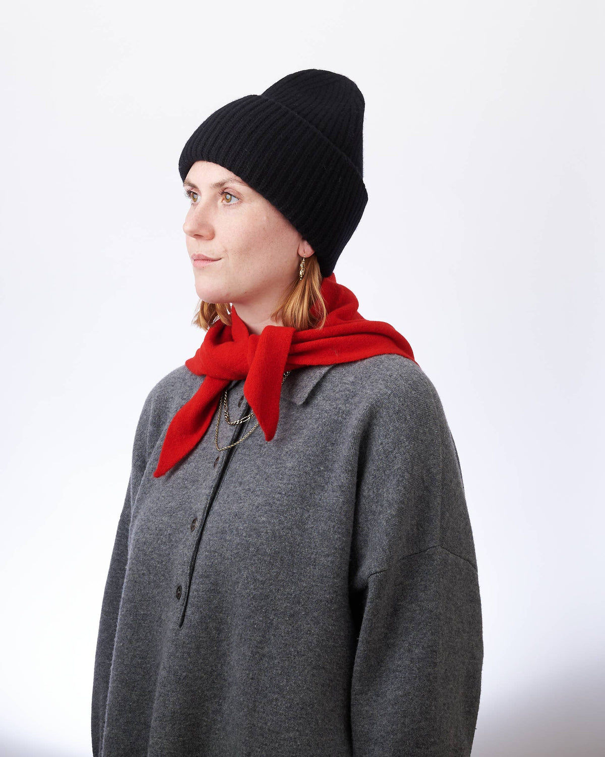 Billy Bamboo - Royal Angora Beanie Black