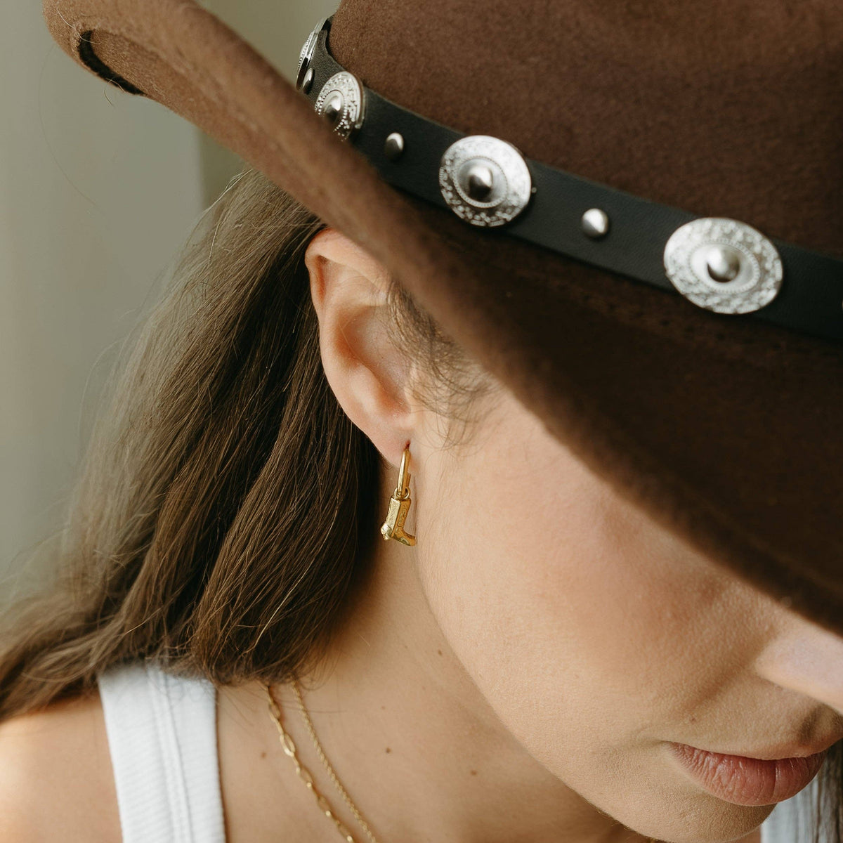 PETITE GOLD - The Rodeo Boot Hoops