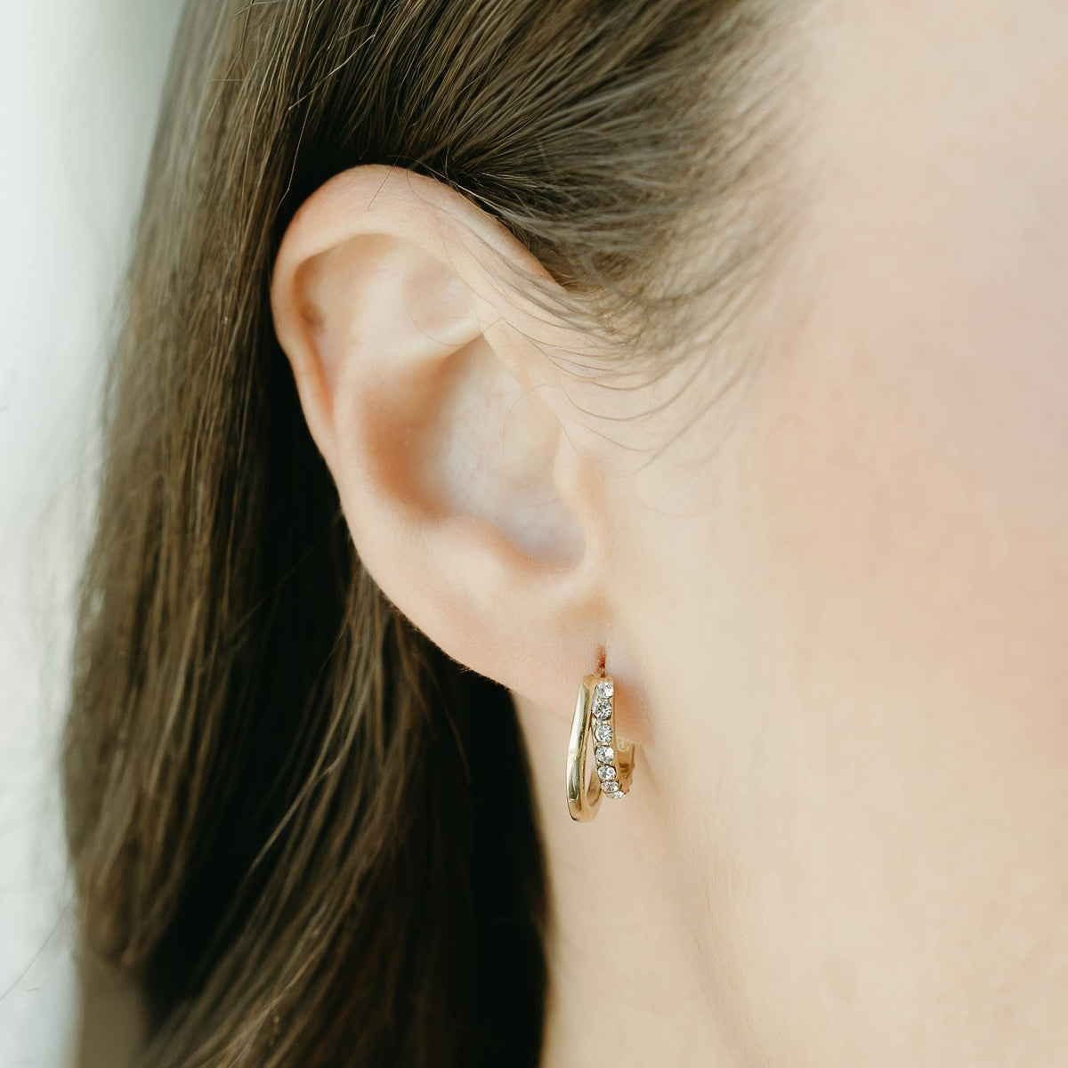 PETITE GOLD - Mini Aurelle Hoops