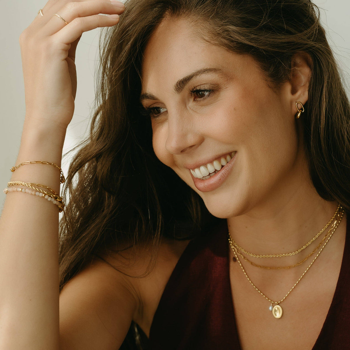 PETITE GOLD - The Maribel Pearl Necklace