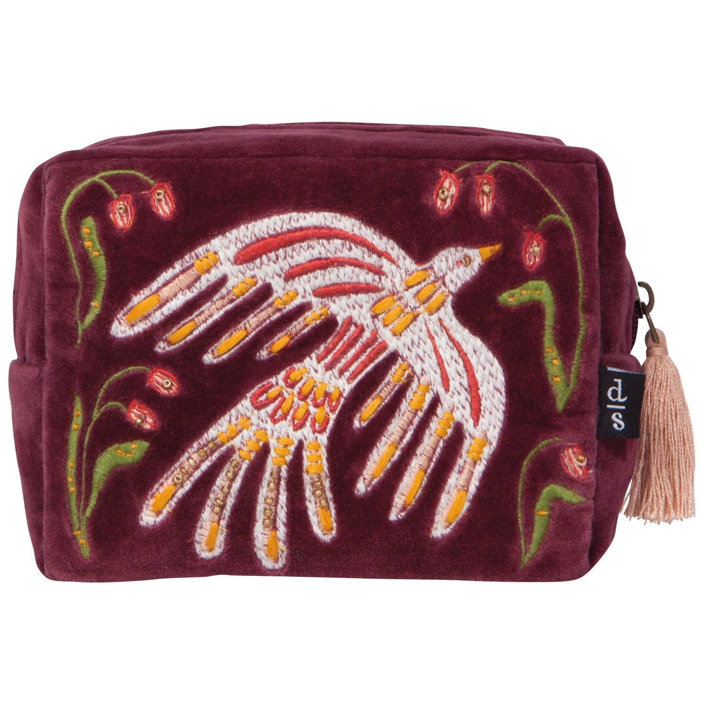 Danica Brands - Plume Embroidered Pouch