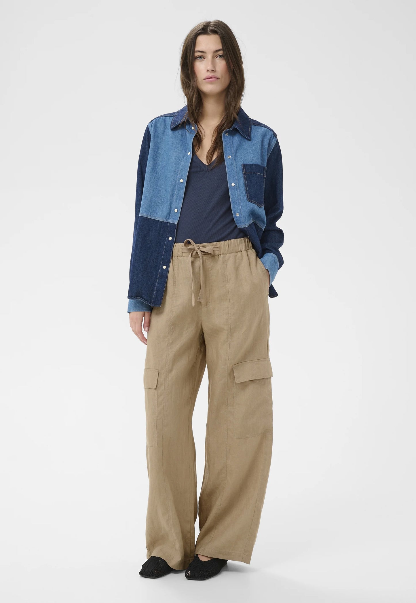 Part Two AtenaPW Pants Silver Mink
