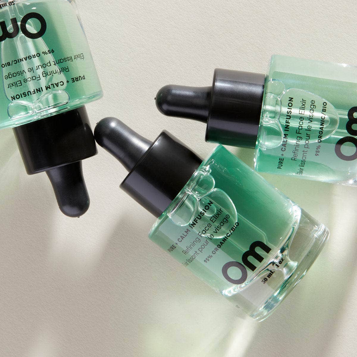 Om Organics Skincare Pure + Calm Infusion Refining Face Elixir - Full Size 30 ml