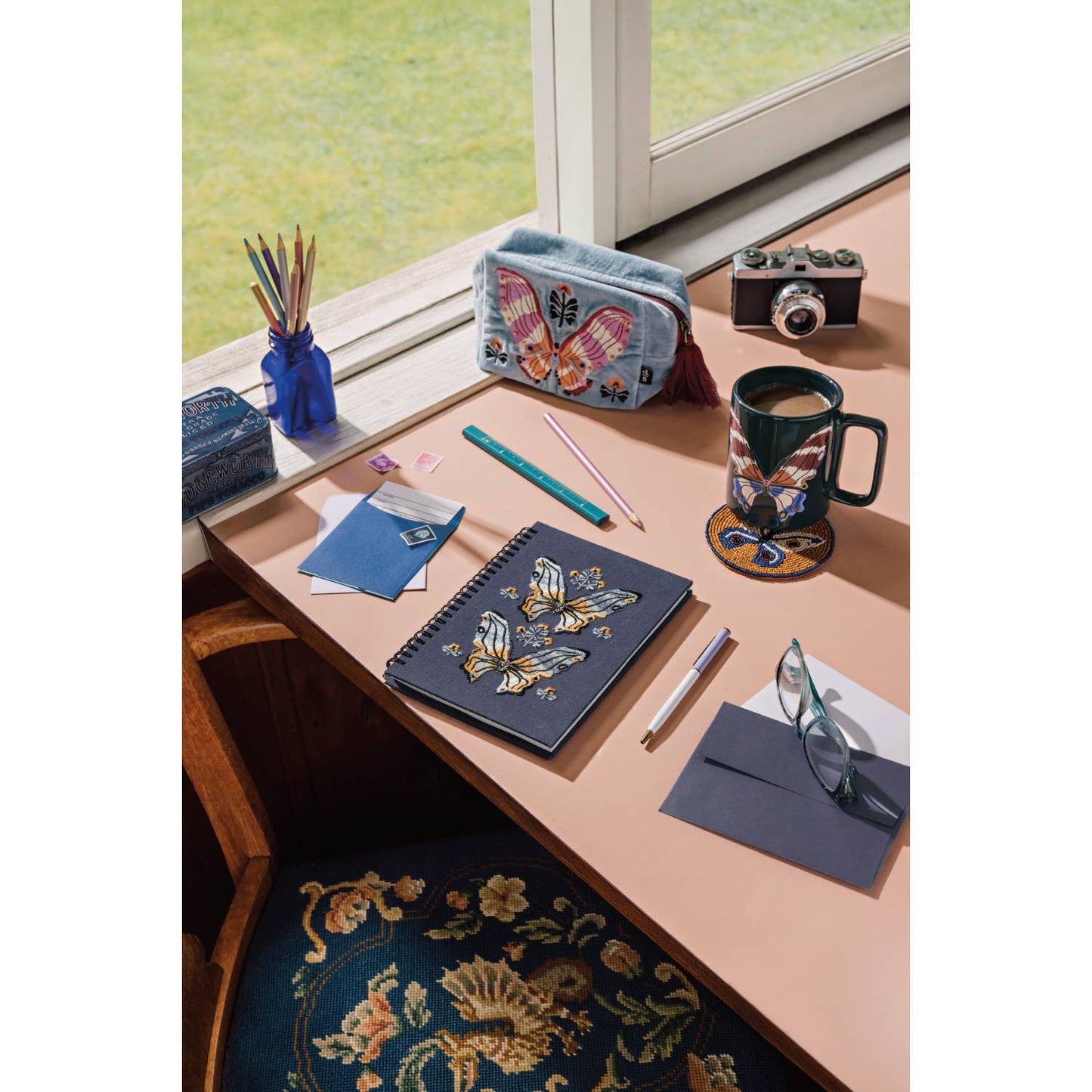 Danica Brands - Aurora Embroidered Pouch