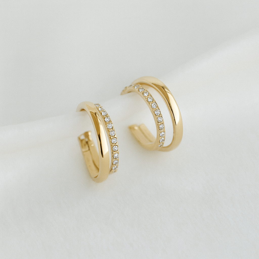 Petite Gold - Aurelle Hoops