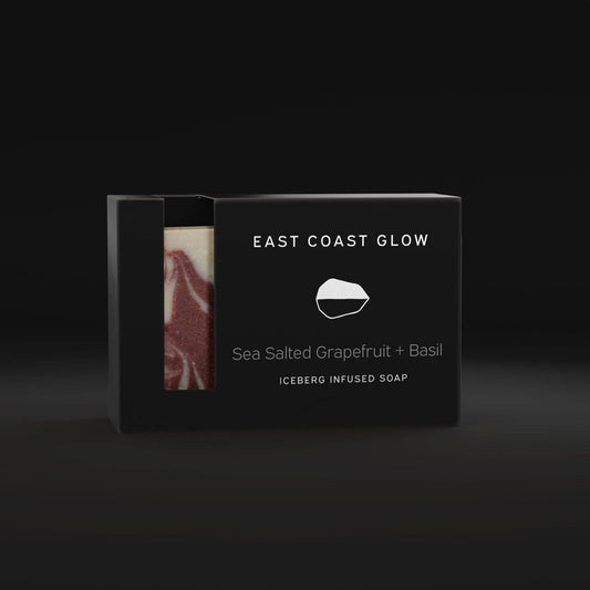East Coast Glow - Sea Salted Grapefruit + Basil | Iceberg Infused Soap
