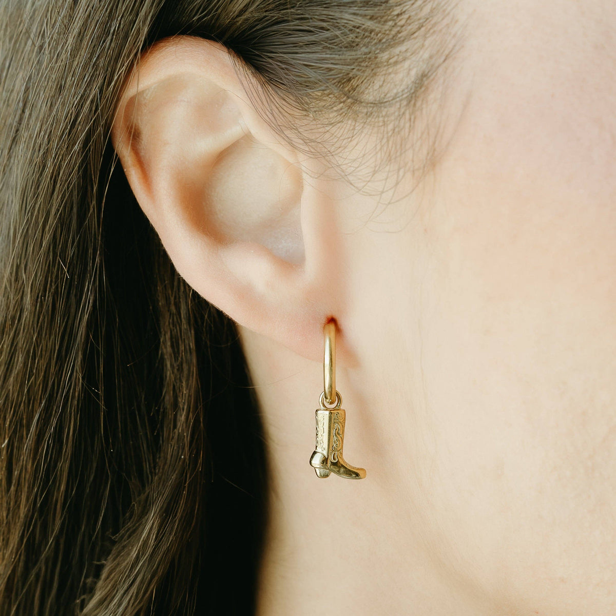 PETITE GOLD - The Rodeo Boot Hoops