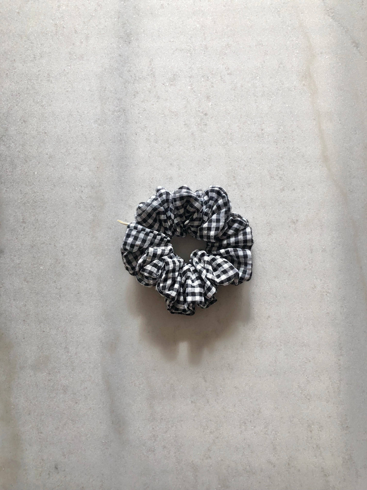 Billy Bamboo - Mini Gingham Seersucker Scrunchie Rock