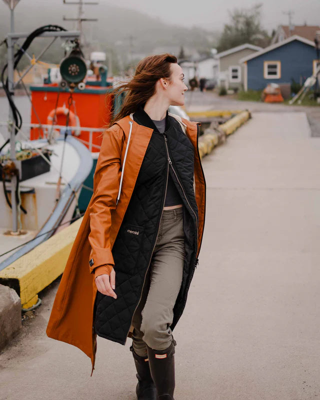Mernini Full Length Raincoat Caramel