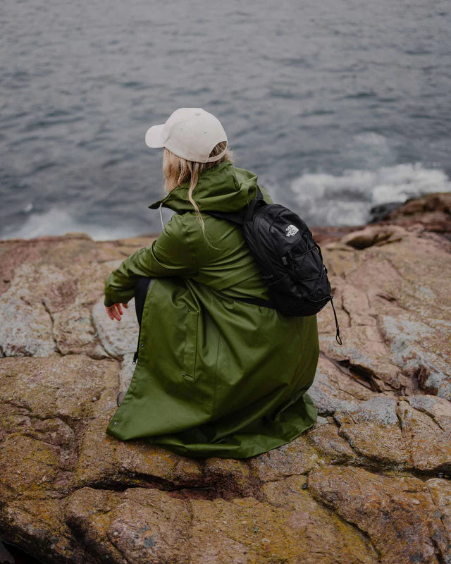 Mernini The Petite Raincoat Chive Green