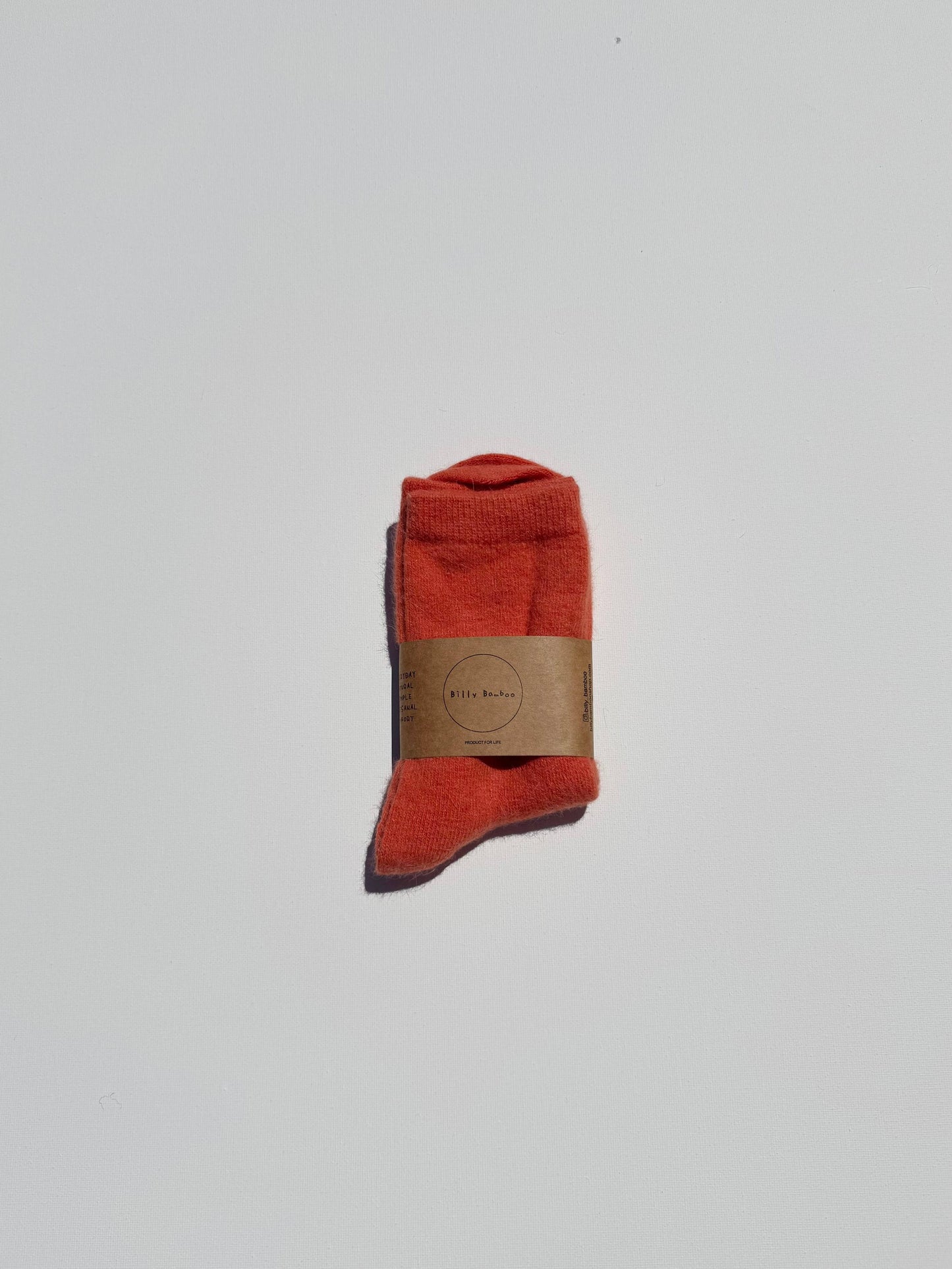 Billy Bamboo Fluffy Angora Socks Chocolate