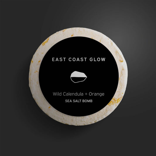 East Coast Glow - Wild Calendula + Orange | Salt of the Earth™ Sea Salt Bomb