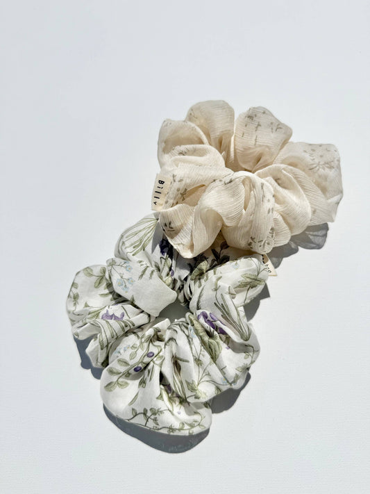 Billy Bamboo Organza Scrunchie - Dandelion