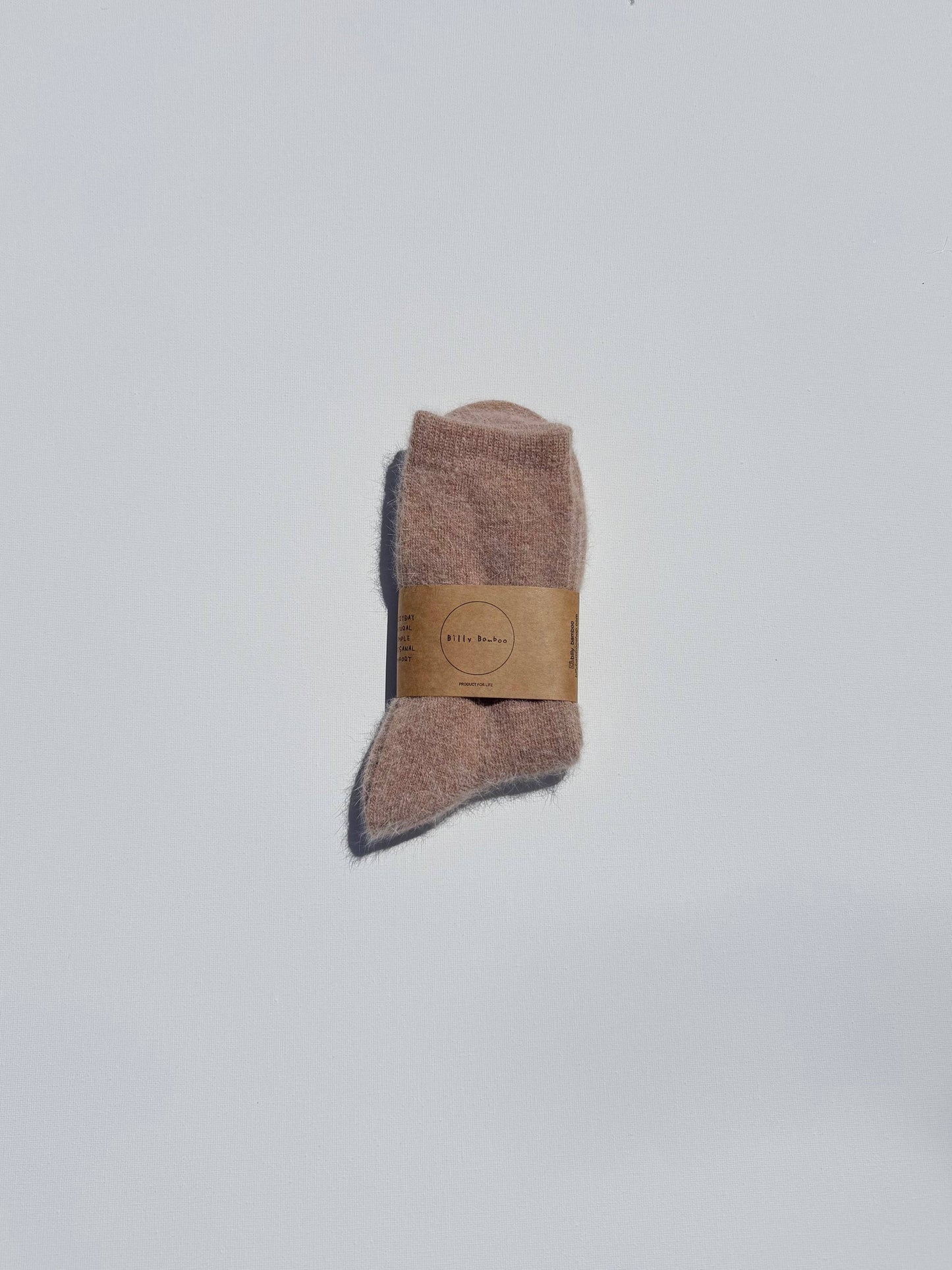 Billy Bamboo Fluffy Angora Socks Mushroom