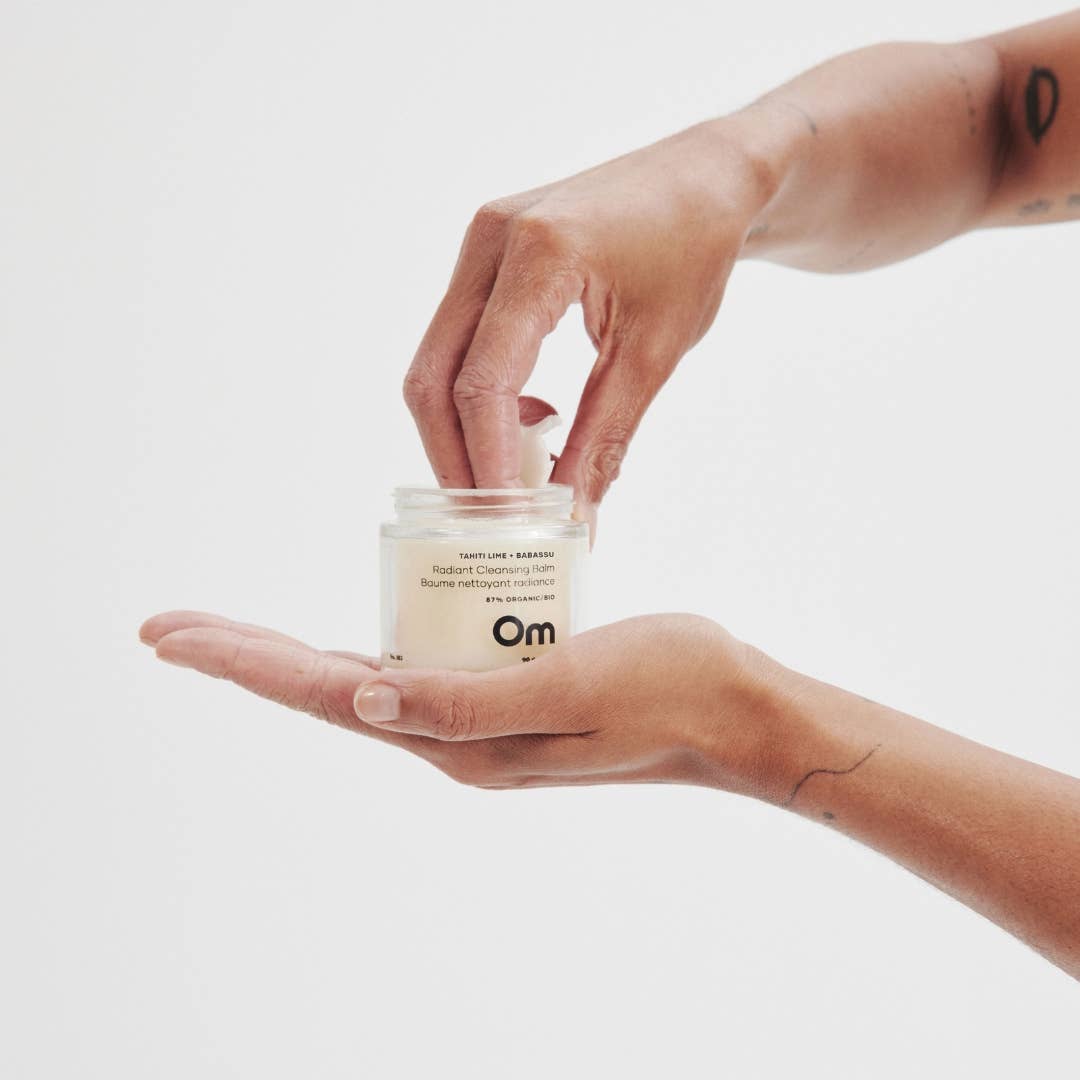 Om Organics Skincare - Tahiti Lime + Babassu Radiant Cleansing Balm: Mini