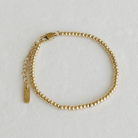 Petite Gold Beaded Bracelet