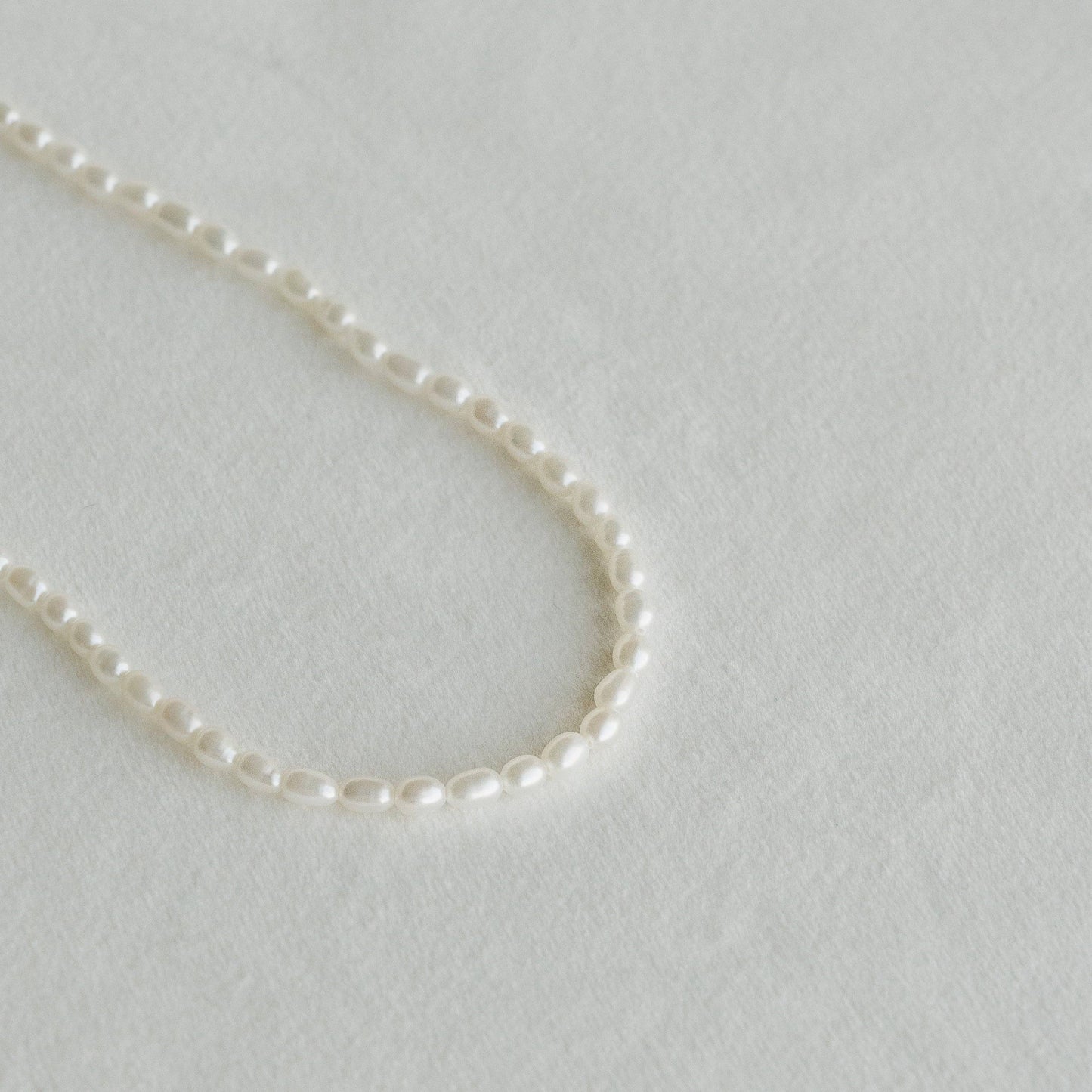 Petite Gold Mini Pearls Necklace