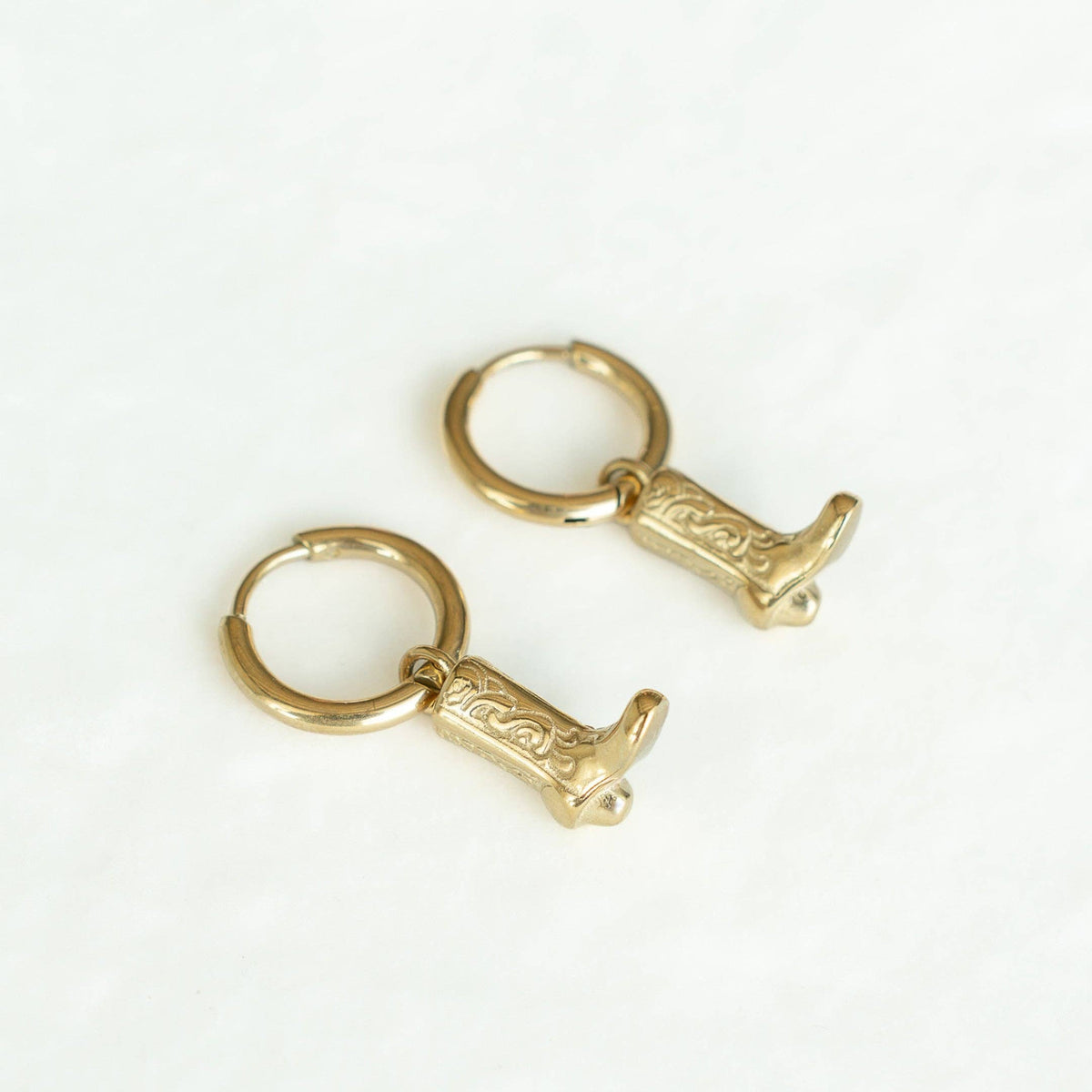 PETITE GOLD - The Rodeo Boot Hoops