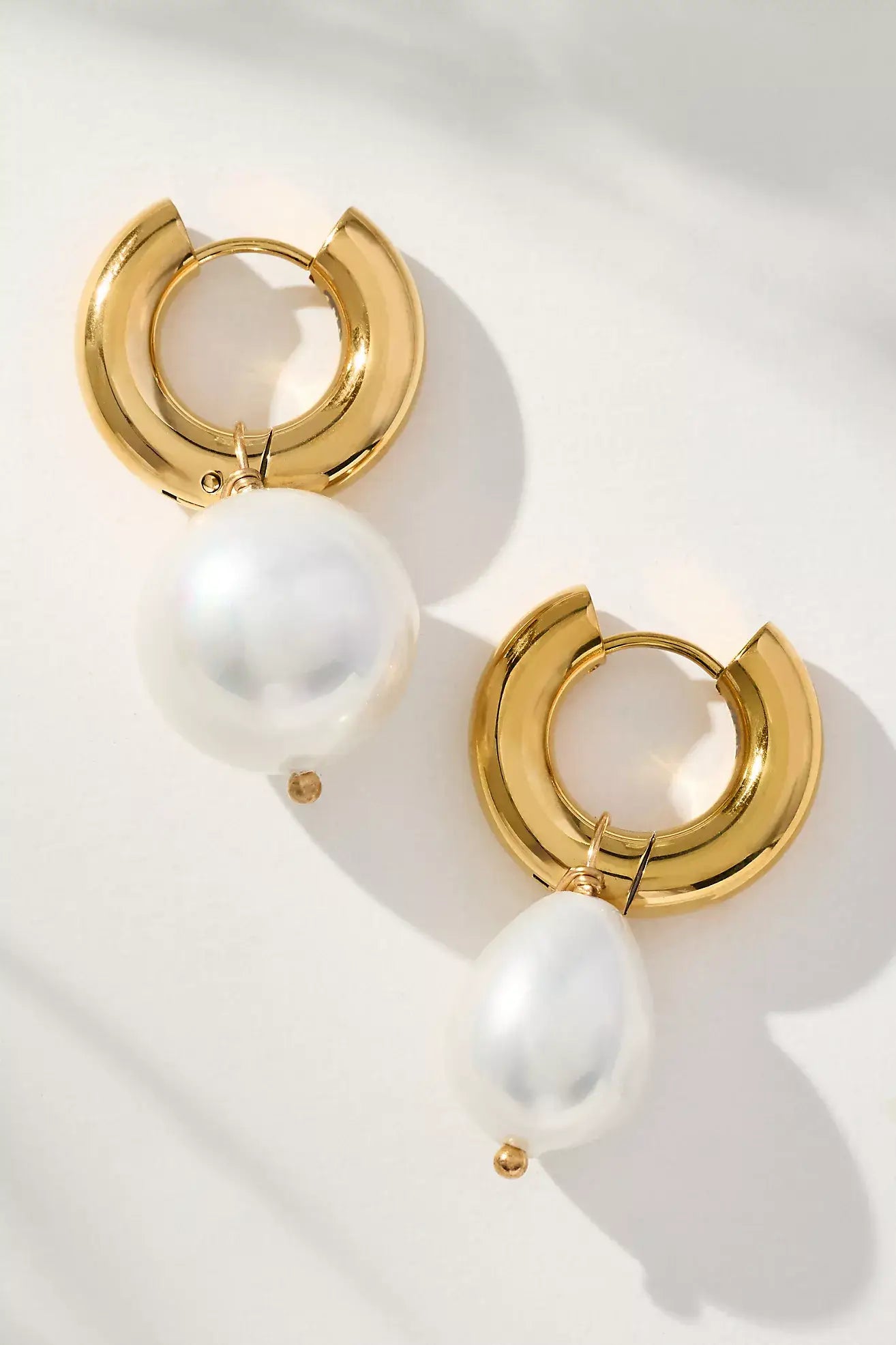 HoopLa - Natural Pearl Hoop Earring