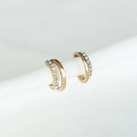 PETITE GOLD - Mini Aurelle Hoops