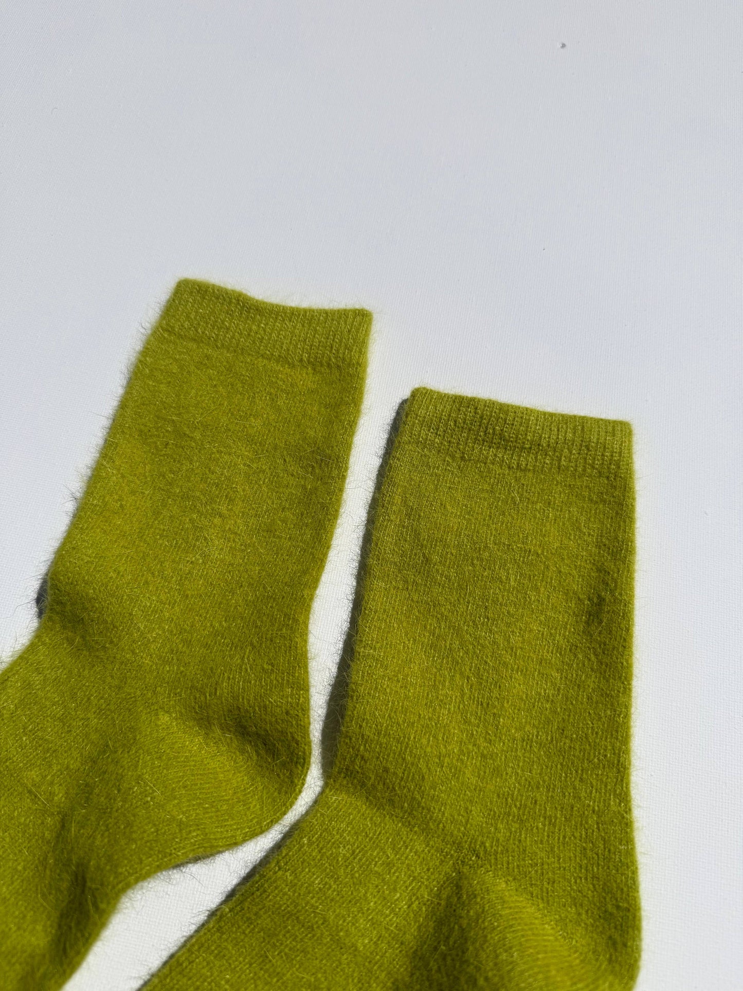 Billy Bamboo Fluffy Angora Socks Dark Grey Melange