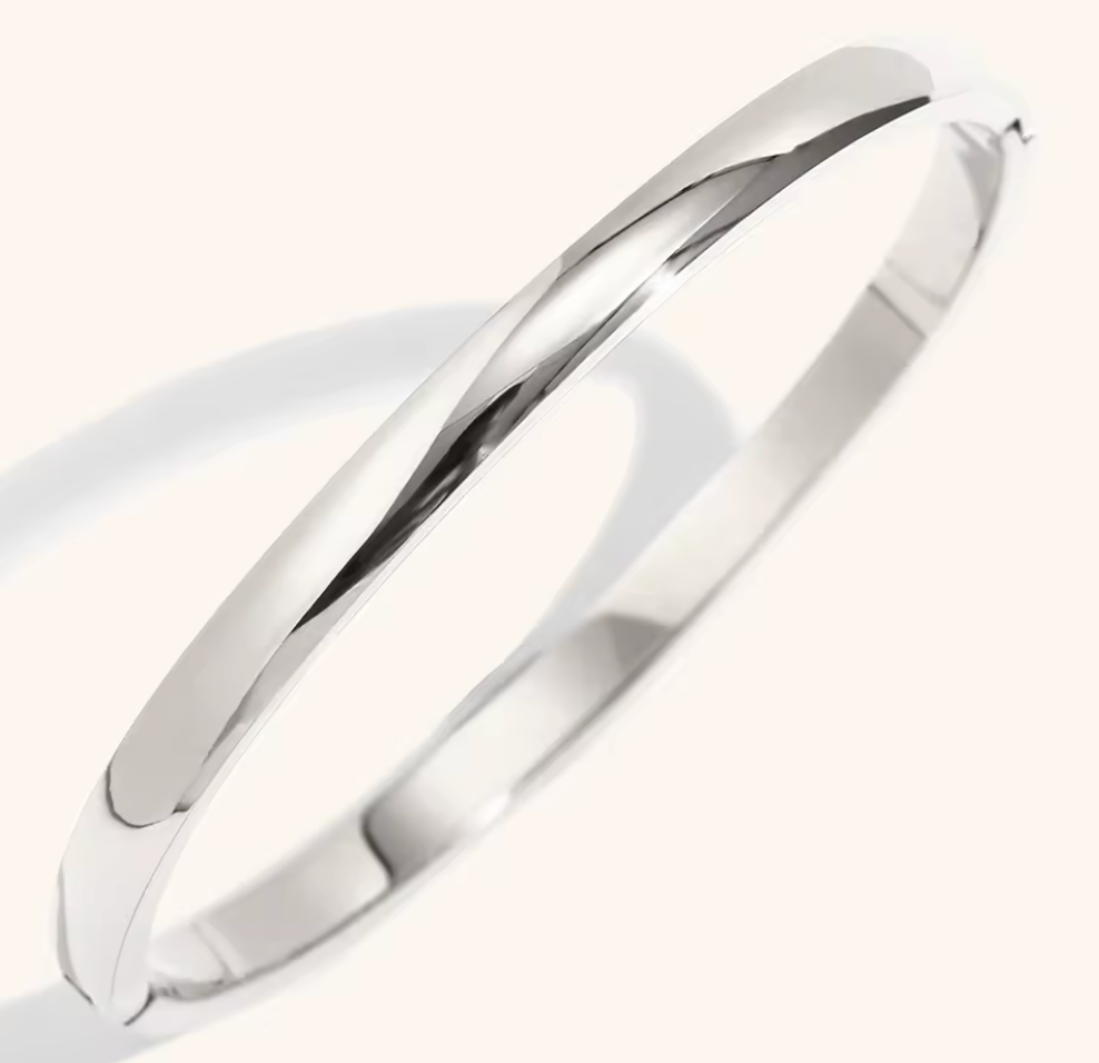 HoopLa - Sofia-Hinge Bangle 14K Gold  Waterproof- PVD plated: Yellow Gold / Thin
