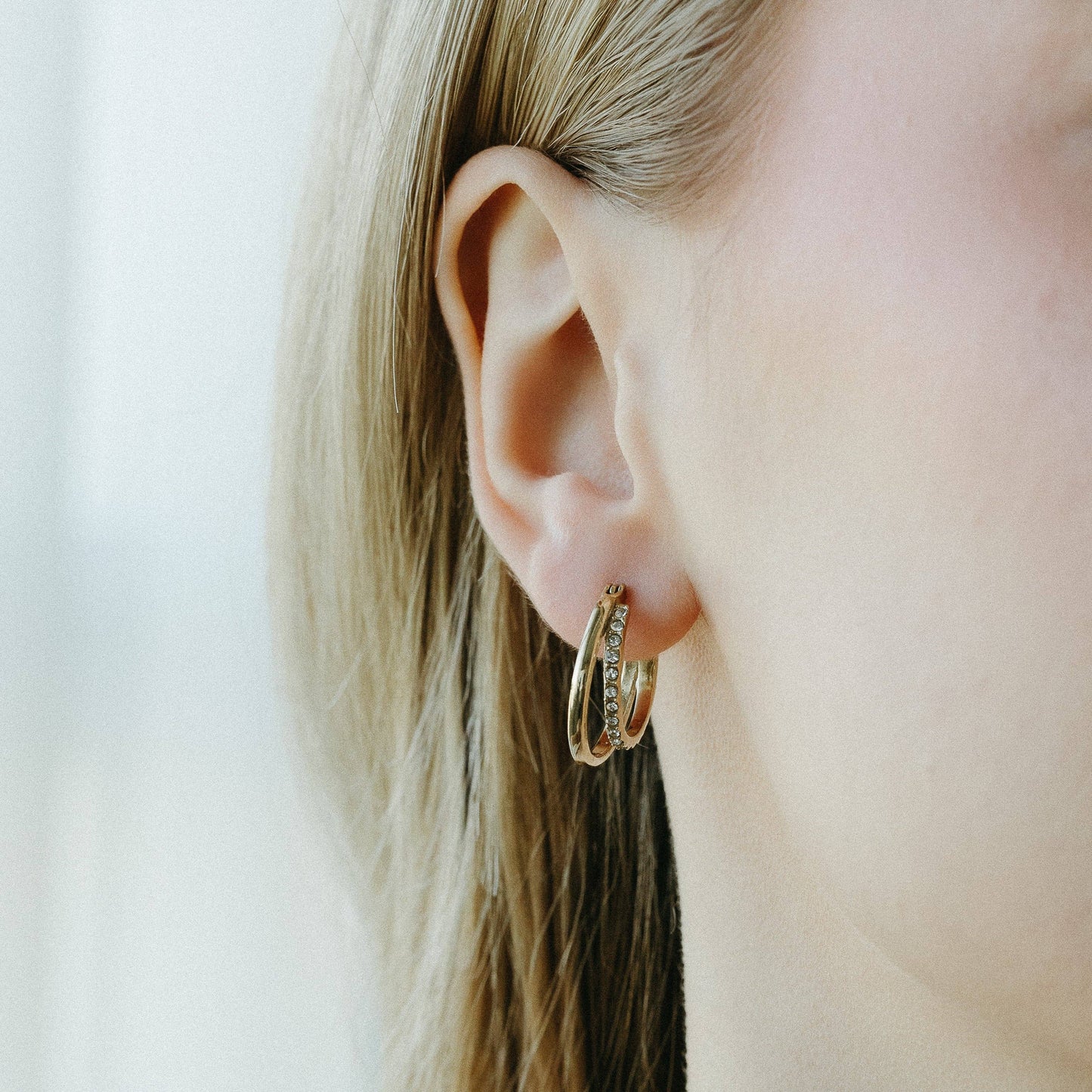 Petite Gold - Aurelle Hoops