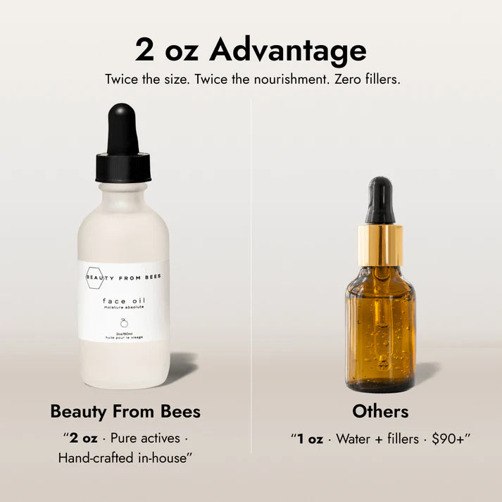 Beauty From Bees Face Oil (Moisture Absolute) 2oz