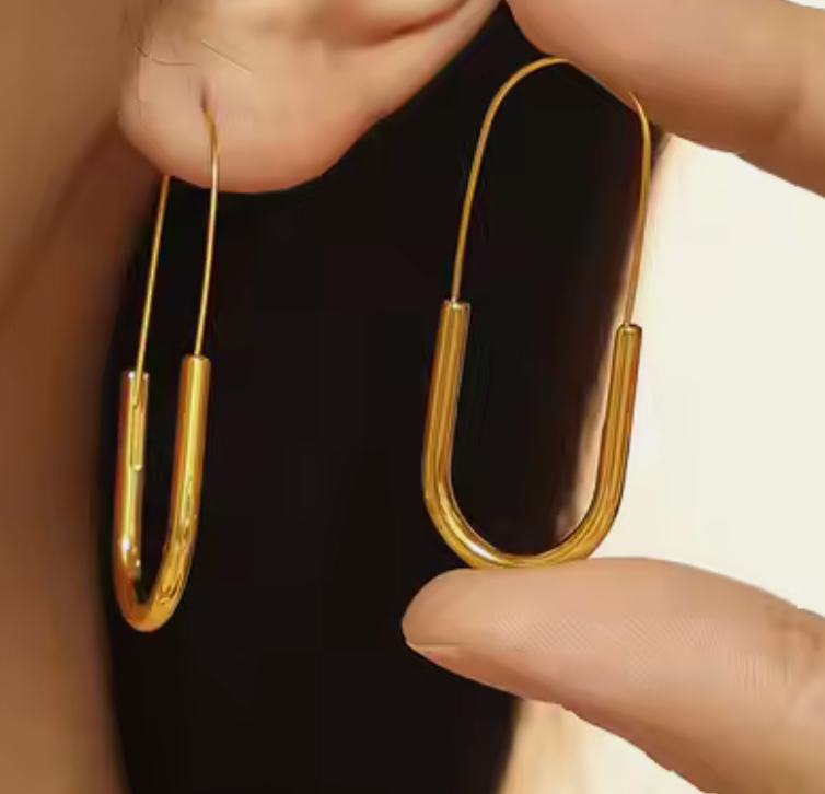 HoopLa - Paperclip Drop Hoops