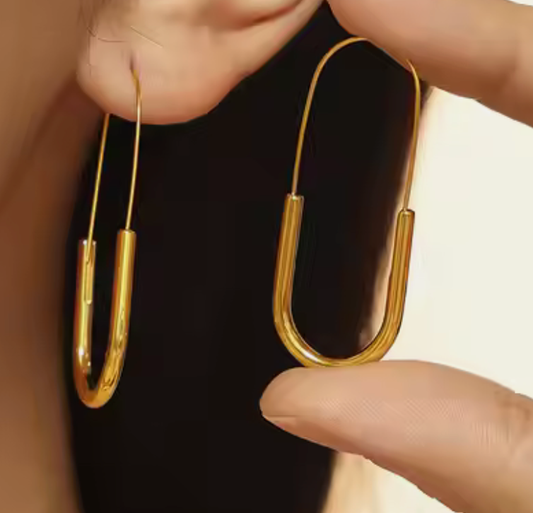 HoopLa - Paperclip Drop Hoops