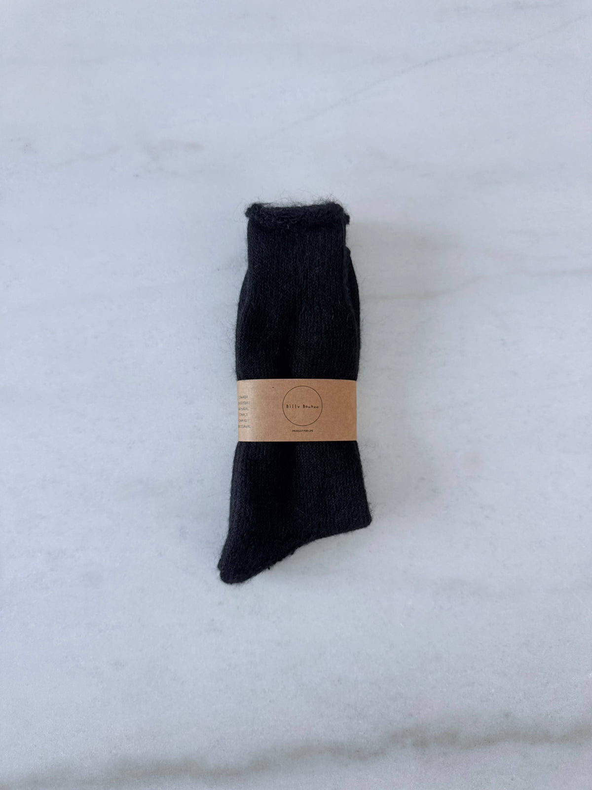 Billy Bamboo - Canada Mohair Socks - Black High socks ( S/M )