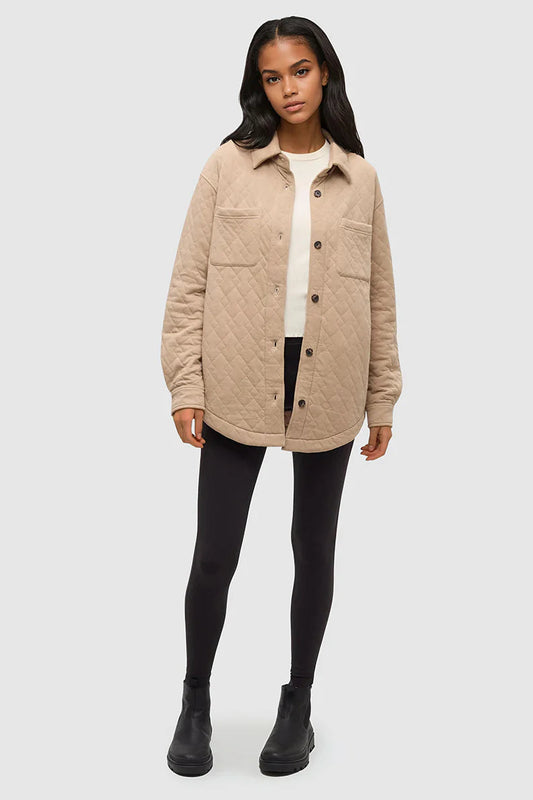 TenTree Dunes Shacket Birchwood Heather