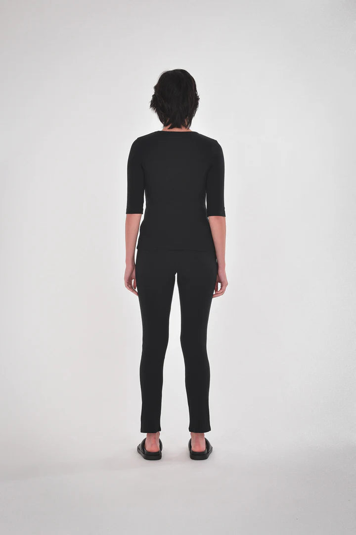 Paper Label Akari Crew Neck Top