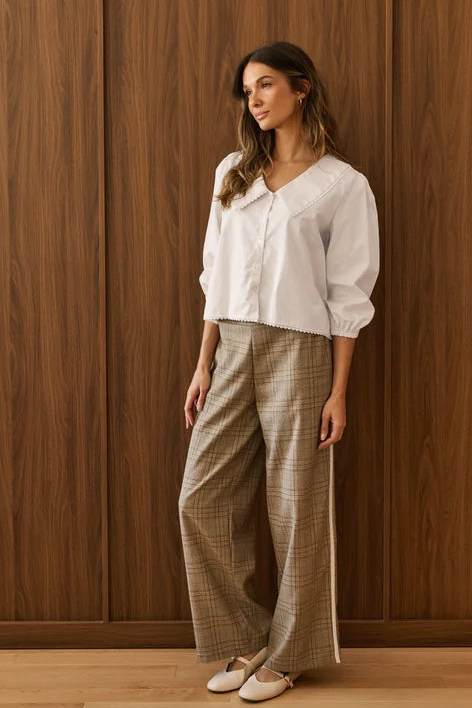 dailystory Claudia Pants Brown