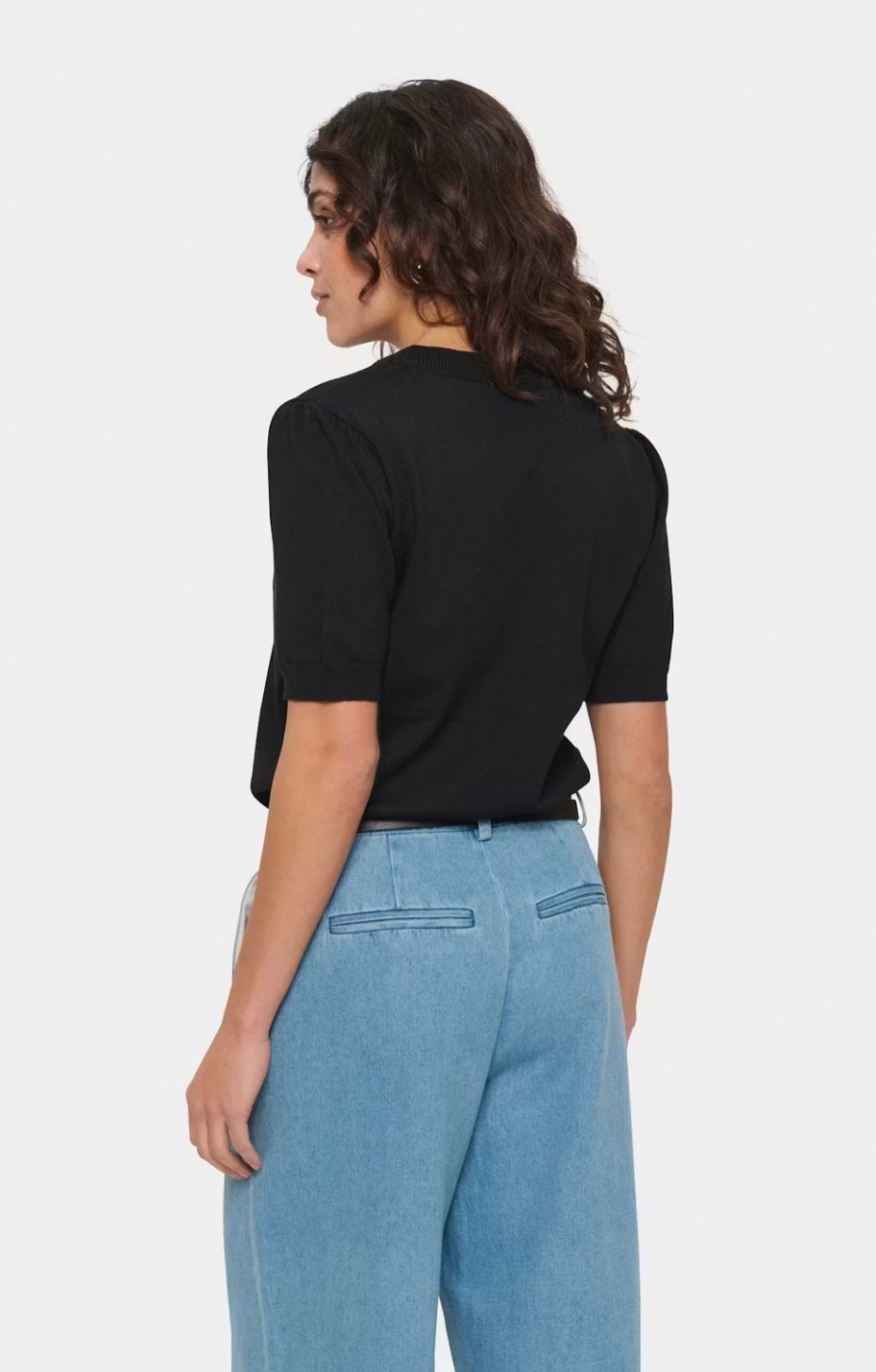 Saint Tropez MilaSZ SS Pullover Black