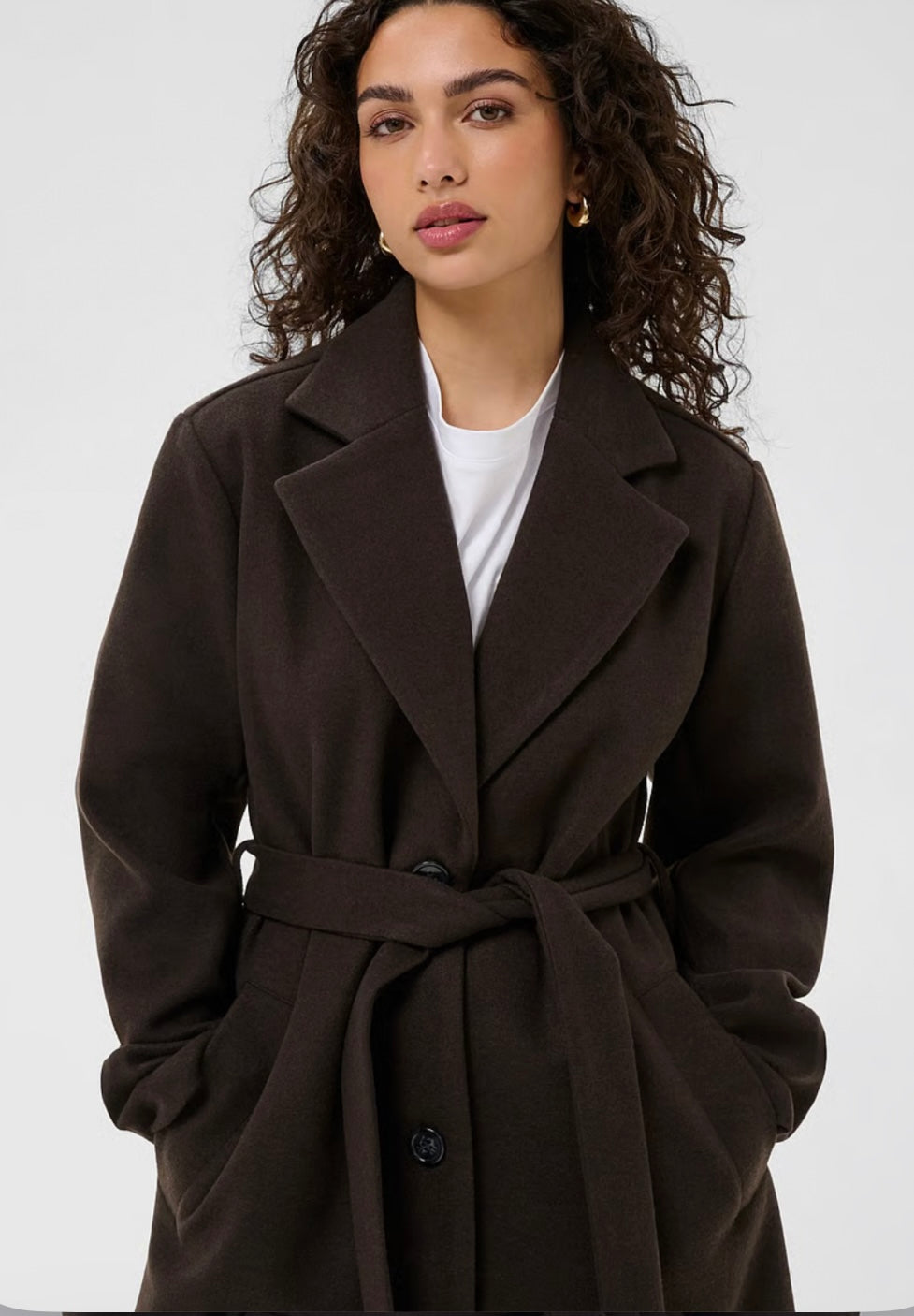 Kaffe KAsaturn Jacket Coffee Bean