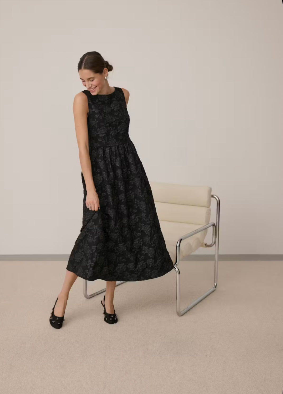 Kaffe KAcorbina Dress Black Deep