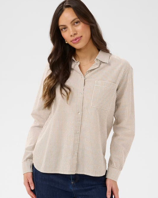Saint Tropez ElmikoSZ N Shirt Toasted Coconut