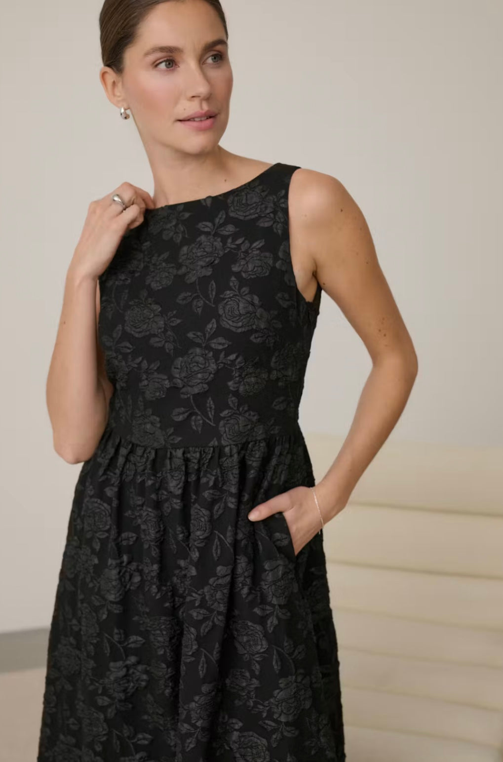 Kaffe KAcorbina Dress Black Deep