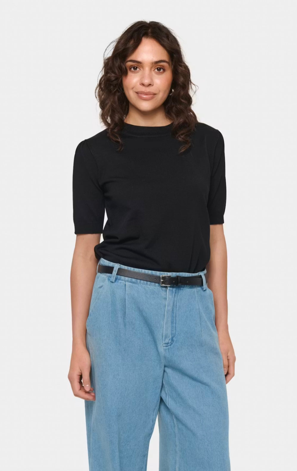 Saint Tropez MilaSZ SS Pullover Black