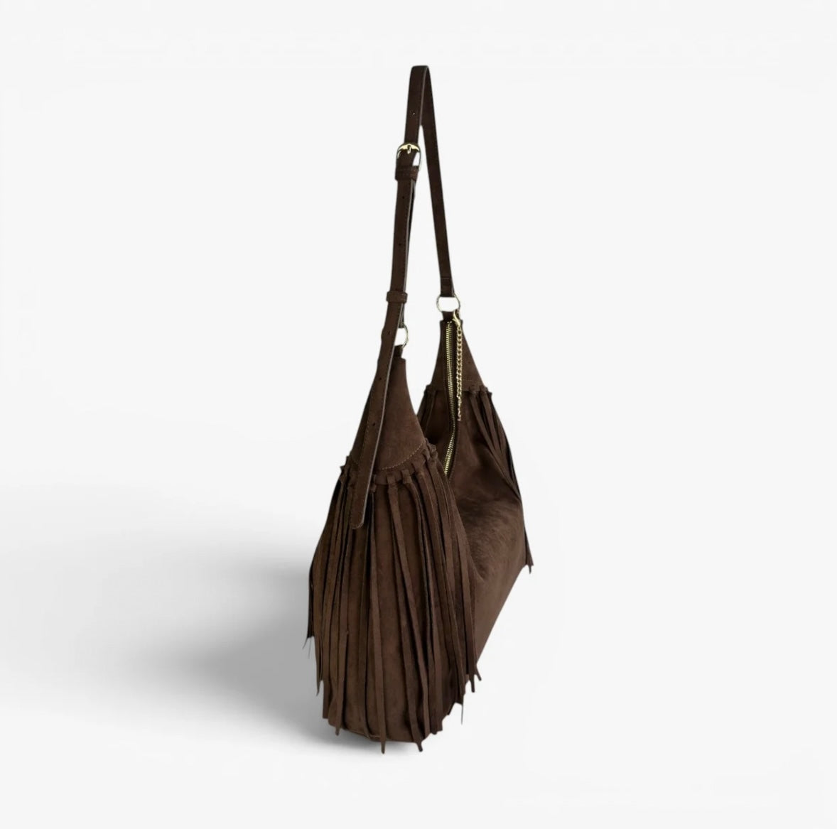 Skyla Jackie Hobo Fringe Bag
